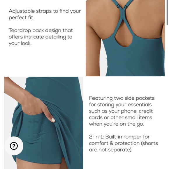 Halara Everyday Cloudful® Air 2-in-1 Activity Dress - Picture 2 of 4